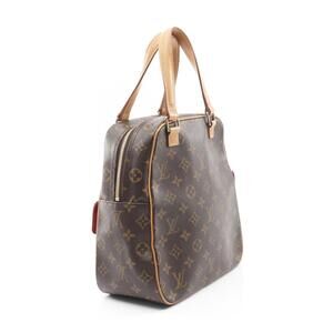 Louis Vuitton Excentricite Monogram Handbag Canvas Leather Brown